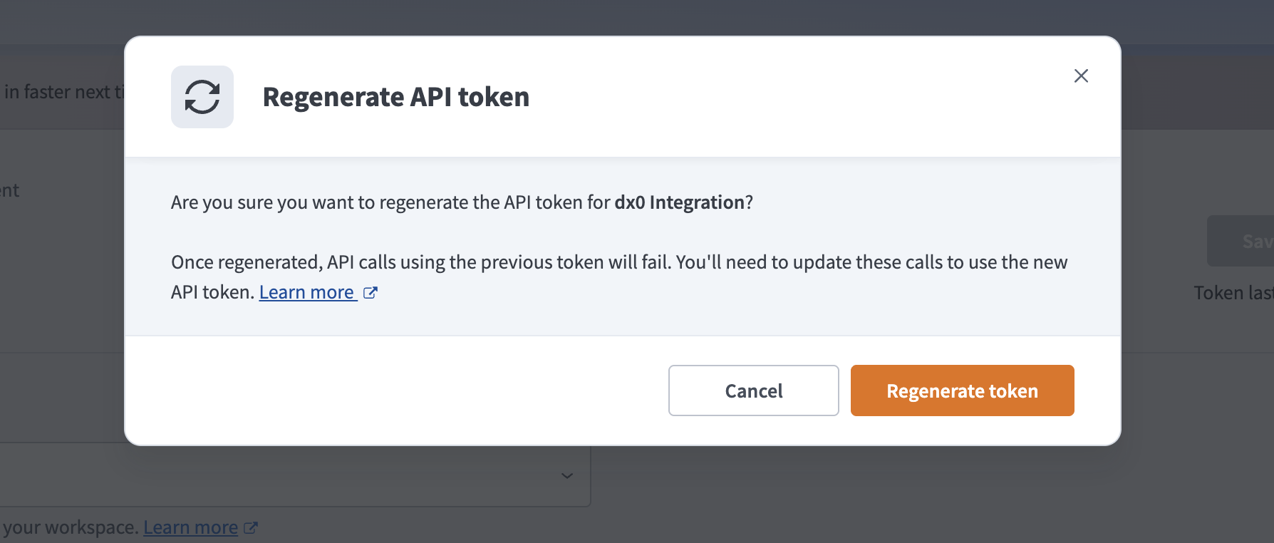 The Workato API token